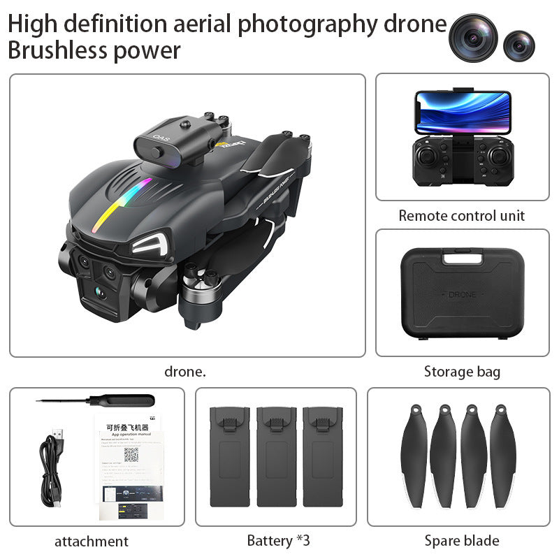 C15 Drei-Kamera 4K HD Drohne für professionelle Luftaufnahmen