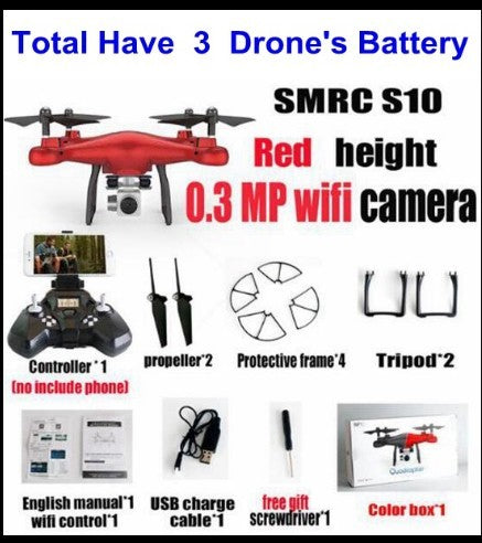 S10 SMRC FPV Quadcopter Drohne WiFi 2MP Kamera Micro RC Racer
