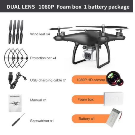 Ferngesteuerte Drohne HD 4K Dual-Kamera Lange Flugzeit Höhenhaltung