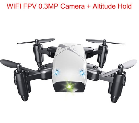 Micro Faltbare RC Drohne 3D Quadcopter mit Kamera WiFi APP Steuerung