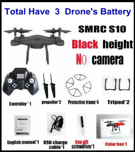 S10 SMRC FPV Quadcopter Drohne WiFi 2MP Kamera Micro RC Racer