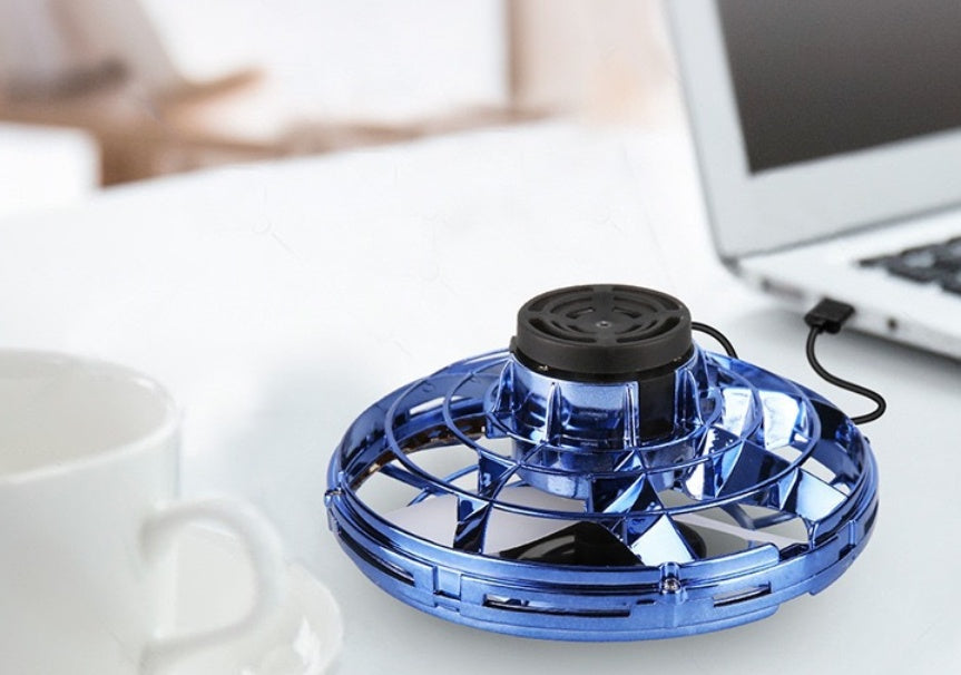 Mini Fingertip Gyro UFO Drohne LED Fliegender Spinner Spielzeug für Kinder