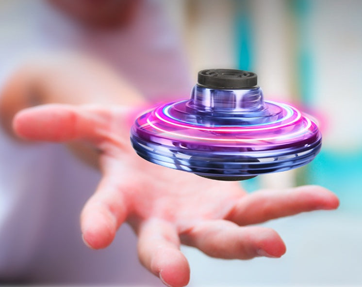 Mini Fingertip Gyro UFO Drohne LED Fliegender Spinner Spielzeug für Kinder