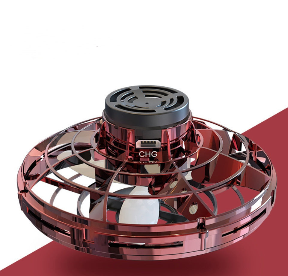 Mini Fingertip Gyro UFO Drohne LED Fliegender Spinner Spielzeug für Kinder