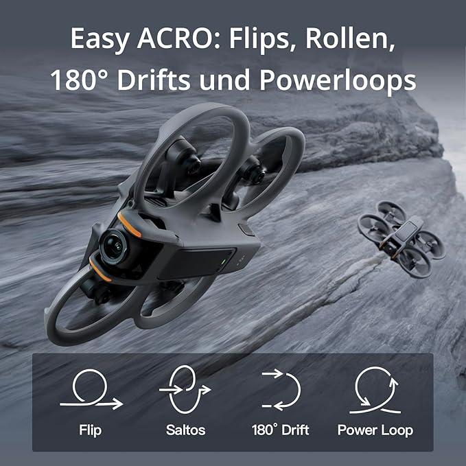 DJI Avata 2 Fly More Combo (mit drei Akkus) – FPV Drohne mit Goggles 3 &amp; RC Motion 3