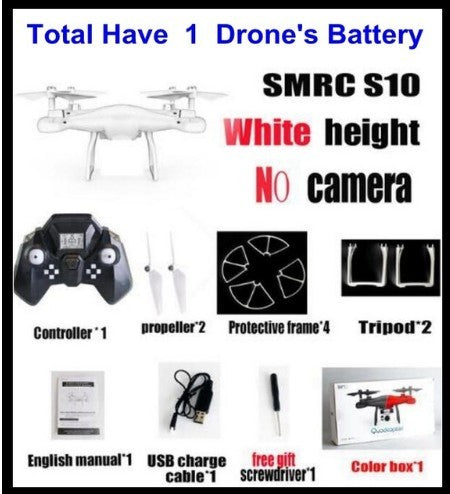 S10 SMRC FPV Quadcopter Drohne WiFi 2MP Kamera Micro RC Racer