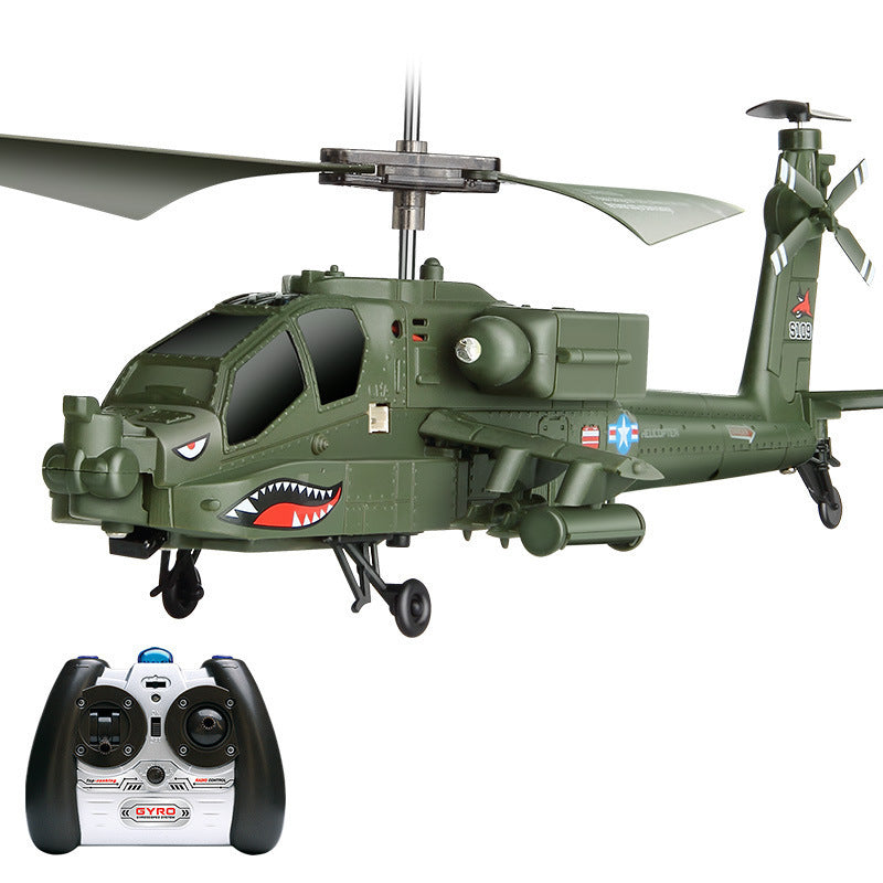 Apache Kampfhubschrauber Sturzresistente RC Drohne Helikopter Spielzeug