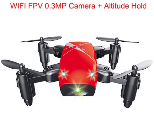 Micro Faltbare RC Drohne 3D Quadcopter mit Kamera WiFi APP Steuerung