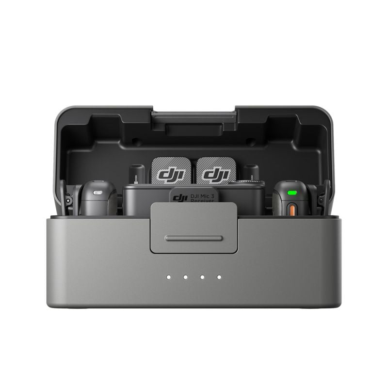 DJI Mic 3 – Funkmikrofon-System (2 Sender + 1 Empfänger + Ladeschale)