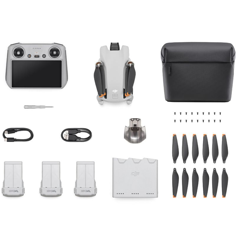 DJI Mini 3 Fly More Combo – Drohne mit DJI RC Fernsteuerung