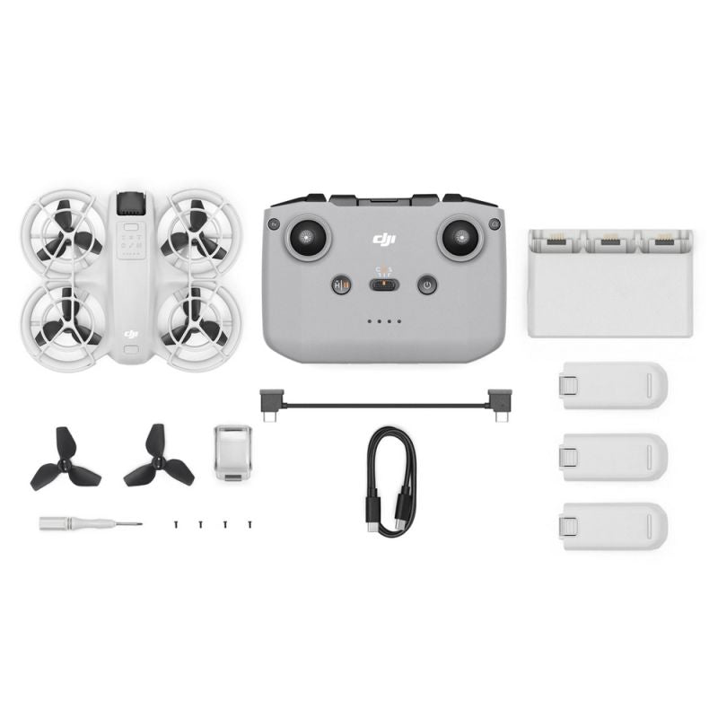DJI Neo Fly More Combo (inkl. 3 Akkus) – Drohne mit Zubehör
