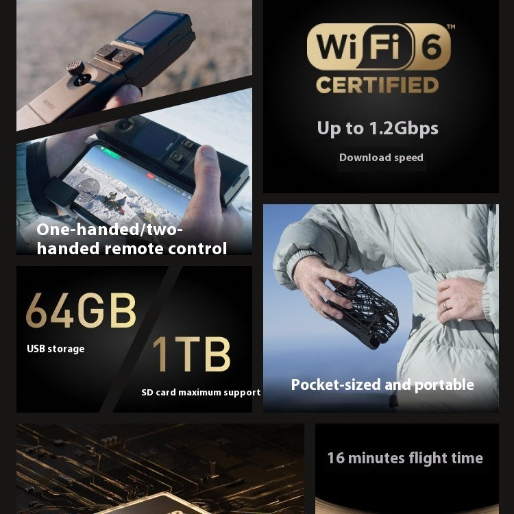 Outdoor Reise AI Smart Kamera 8K Anti-Shake Drohne Luftaufnahmen