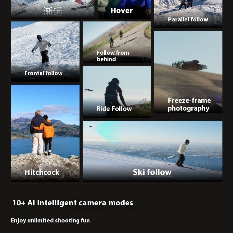 Outdoor Reise AI Smart Kamera 8K Anti-Shake Drohne Luftaufnahmen