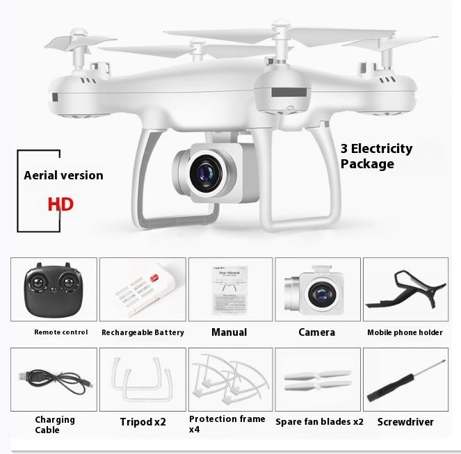 Ferngesteuerte Drohne HD 4K Dual-Kamera Lange Flugzeit Höhenhaltung